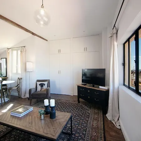 Cocoon Loft - Magnifique Loft Sous Toit, Refait A Neuf, Vues Splendides, Clim, Wifi Appartement Nice