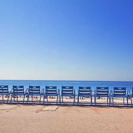 Apartment Le Mirage, Sea Front View, 3 Bedrooms, 100m Nice