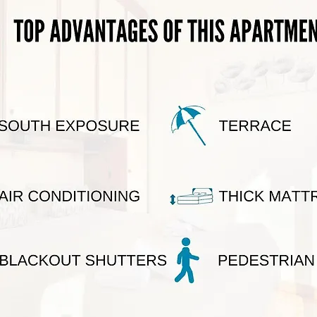 Nestor&jeeves - Gibraltar Terrasse - - By Sea - Pedestrian Zone Appartement