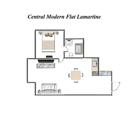 Appartement Modern Flat Lamartine