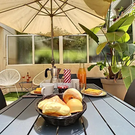 Nestor&jeeves - Berlioz Patio - - Residential Area - Patio 20m Appartement *