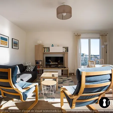 Air-conditioned With Pool Garage In A Luxury Hébergement de vacances Nice