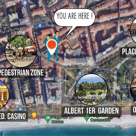 Nestor&jeeves - Cactus Riviera - Hyper Center - Very Close Sea And Place Massena * Nice