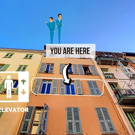 Nestor&jeeves - Cactus Riviera - Hyper Center - Very Close Sea And Place Massena Apartment *