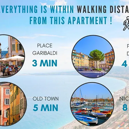 Nestor&jeeves - Le Pierlas - Place Garibaldi - Very Close Old Town Appartement