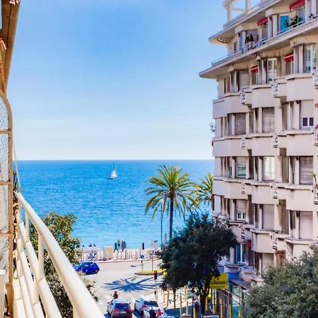 #29 Staywiz Us - Suite Gambetta Ac Sea View 2 Bedrooms 1Min Walk To Promenade & Sea Apartment