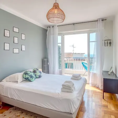 Apartment #15 2p Magnan Sea View 5 Min Terrace & Parking Nice
