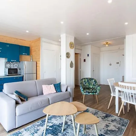 #15 2p Magnan Sea View 5 Min Terrace & Parking Apartment *