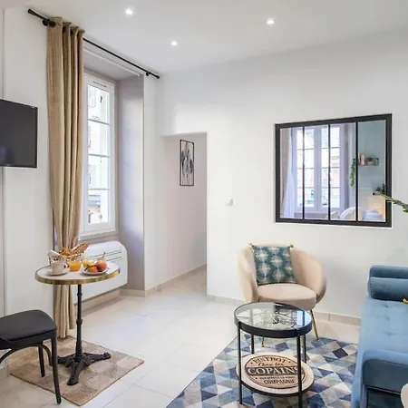 Appartement #20 2p Port/parking/ac/central élégant 5min Promenade Nice