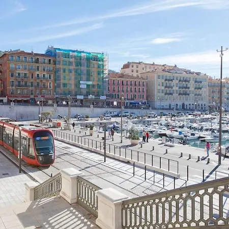 #20 2p Port/parking/ac/central élégant 5min Promenade Appartement Nice
