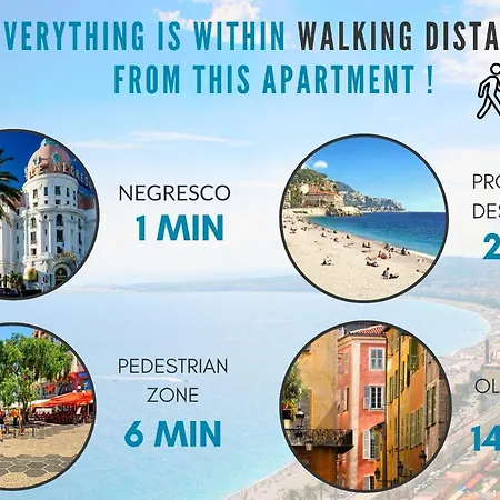 Appartement Nestor&jeeves - Fresco - - Very Close Sea - Balcony Nice