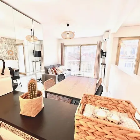 Apartment Riviera- Center - 4' Promenade Des Anglais Ac - Balcon Berlioz 2 *