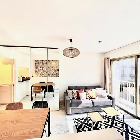 Riviera- Center - 4' Promenade Des Anglais Ac - Balcon Berlioz 2 Apartment *