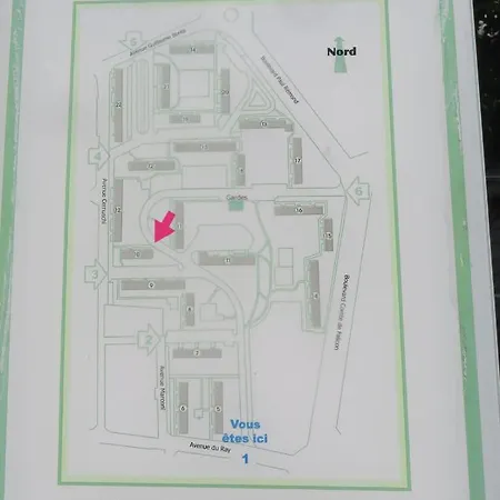 Nord 2 Pieces Calmes,wifi,clim,balcon,parking Appartement *
