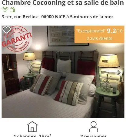 Bed & Breakfast Cocon Cosy Romantique A 5 Minutes A Pied 3*