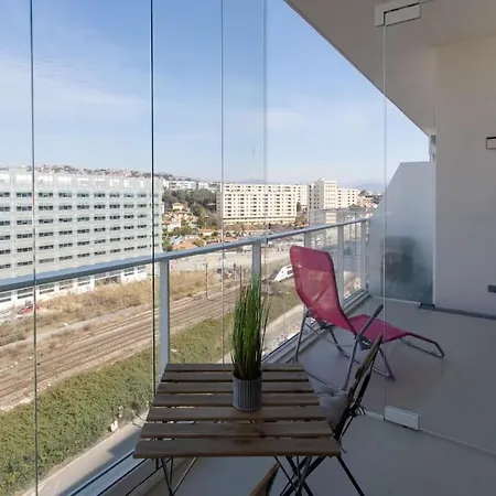 L17 Arenas 3 Balconies/parking, 5mins To The Sea Apartment Nice