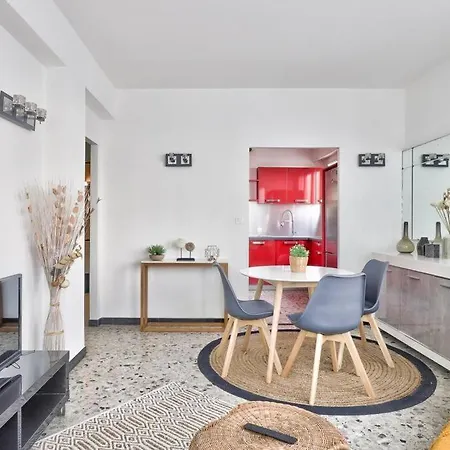 Apartment L29 Staywiz Us - Lenval At 1min Walk To Sea Front Ac Balcony