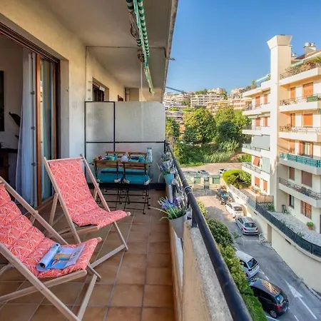 L45 St Marguerite Sea View/ Balcon, Parking Wifi Appartement Nice