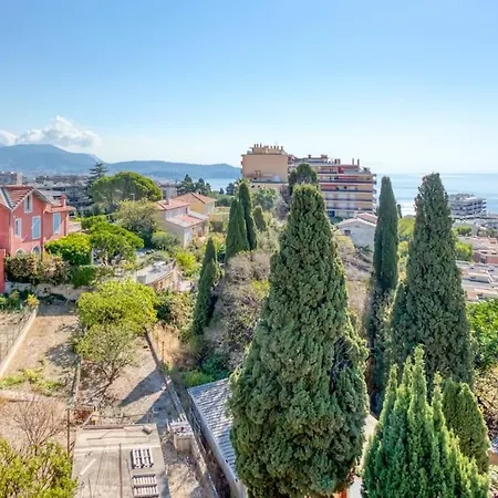 L1 Azurmer For 6 180 Panoramic Sea View A Terrce Parking Nice