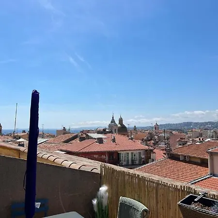 La Croix - F3, Terrasse Vue Panoramique, Vieux-nice Old Town And Terrace Apartment *