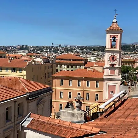 Appartement Cosy Penthouse Old Town Sea View Little Terraces Air Conditionned Nice