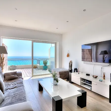 Apartment Le Florentina, Dernier Etage Avec Terrasse, Vue Sur La Baie Des Anges Nice