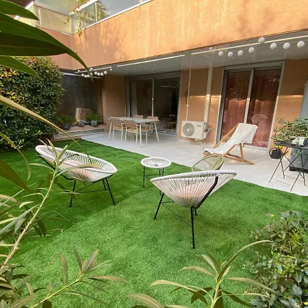 Appartement Cosy 2 Pieces, Jardin Privatif Et Piscine Fabron
