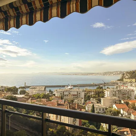 Apartment Le Baccarat - Wifi, Ac, Vue Mer, 4 Pers Nice
