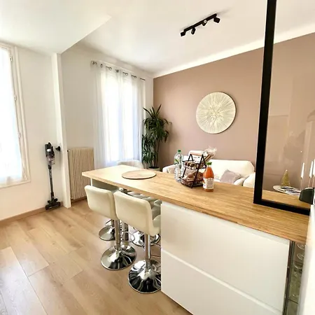 - T3 Rénové De 50 M2 Classé 2 étoiles Nice