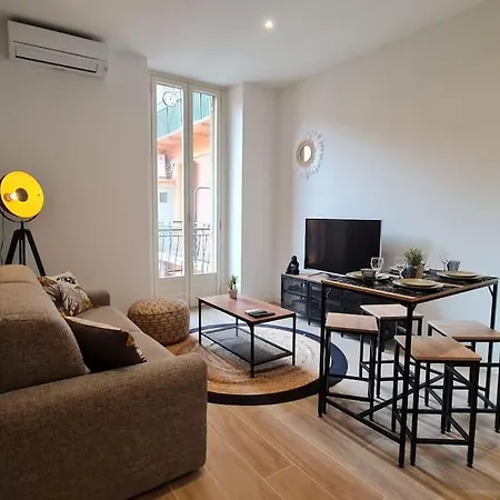 Jean Jaures - Vieux Superbe T2 Ensoleille Avec Grand Balcon Apartment Nice