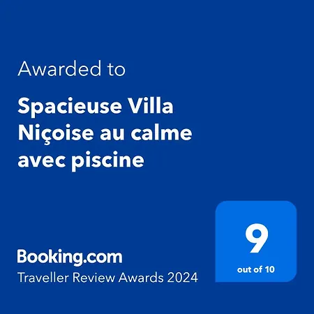 Villa Spacieuse Niçoise Au Calme Avec Piscine *