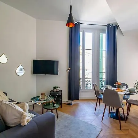 Apartment Elegant T2 Renove 4 Pers, Centre Nice, Climatise