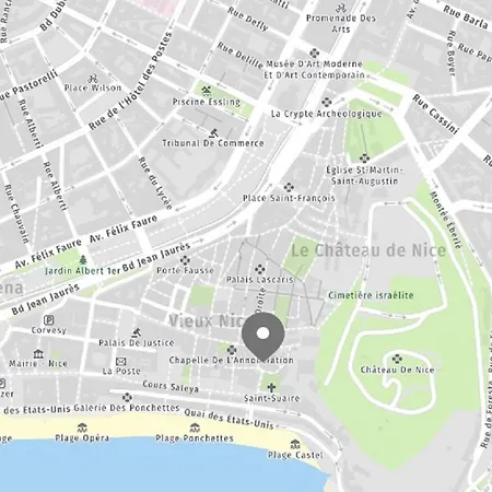 Riviera - Sea View - Amazing Large 3 Bedrooms With Sea View Ac - Old Town- Promenade Des Appartement