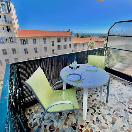 Apartment Riviera - Terrasse Des Bougainvillees - 100m Promenade Des Nice