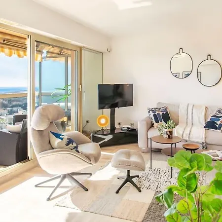 L11 Staywiz Us -claire Fontaine Sea View 2 Bdr Ac Parking Swiming Pool * Nice