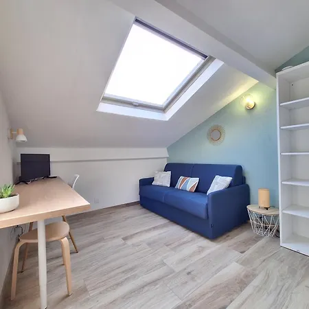 Apartment Studio Cosy, Calme Et Lumineux, Au Pied Du Tramway Et A 50 M De La Mer Nice