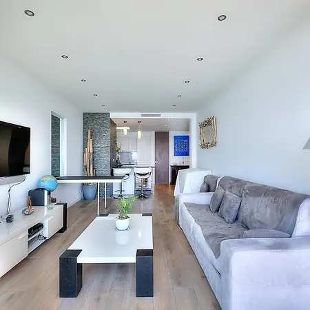 Le Florentina, Dernier Etage Avec Terrasse, Vue Sur La Baie Des Anges Apartment *