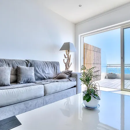 Le Florentina, Dernier Etage Avec Terrasse, Vue Sur La Baie Des Anges Apartment *