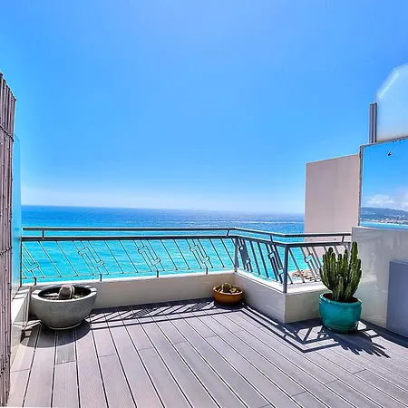 Le Florentina, Dernier Etage Avec Terrasse, Vue Sur La Baie Des Anges Nice