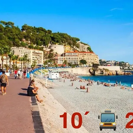 Apartment Bel Neuf, Central, Jardinet Et Balcon Nice