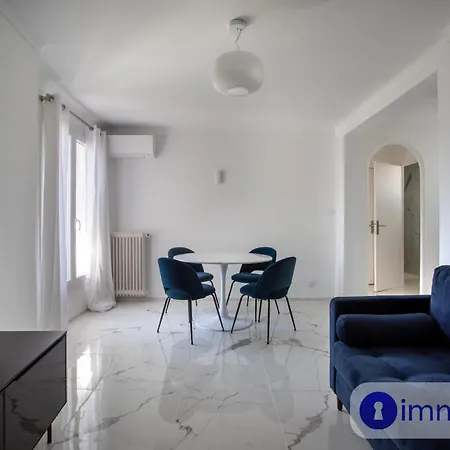 T2 Air-conditioned Sea View Cimiez District Nice