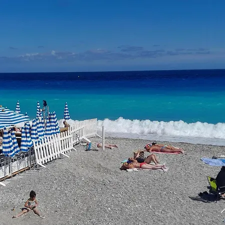 Apartment Les Palmiers Niceairport, Beach200m, 2bedrooms, Wifi Optic Nice