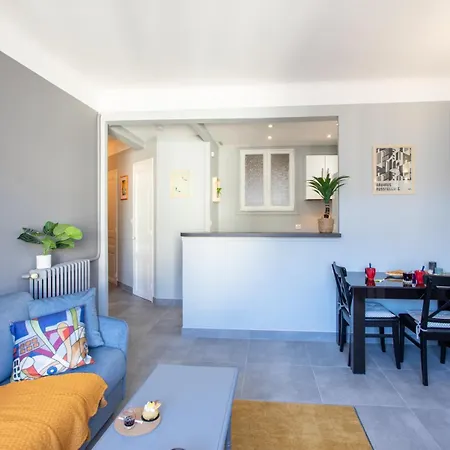 Apartment L12 Staywiz Us - Port Window 1bedroom Wifi 5mins & Nice's Cap *