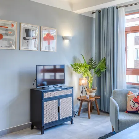 L12 Staywiz Us - Port Window 1bedroom Wifi 5mins & Nice's Cap Apartment Nice