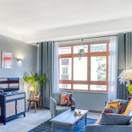 L12 Staywiz Us - Port Window 1bedroom Wifi 5mins & Nice's Cap Apartment