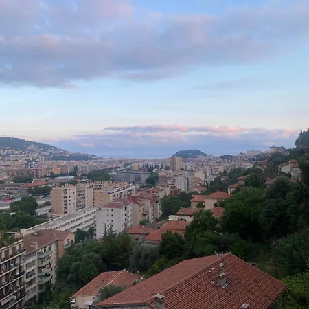 Appartement-nice 01 Vue - Panoramique Wifi-parking- Climatisation