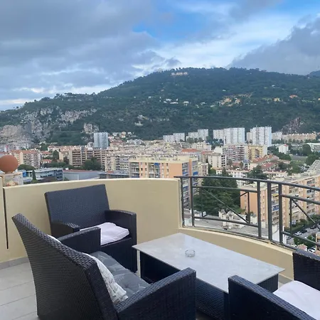 Appartement-nice 01 Vue - Panoramique Wifi-parking- Climatisation Appartement *