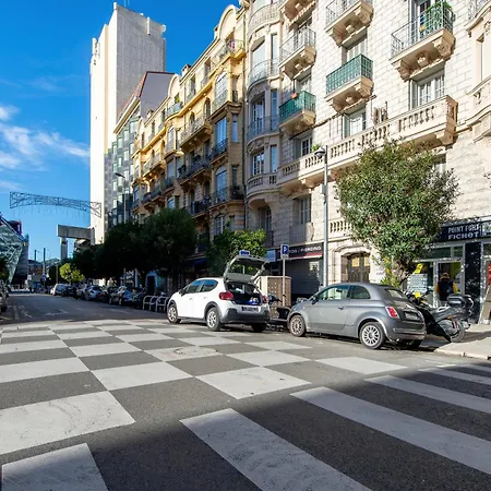 #34 2p Raimbaldi 2balconies / Ac & Wifi * Nice