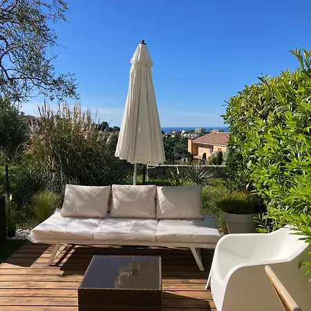 2 Pieces Vue Avec Jardin Piscine Apartment Nice