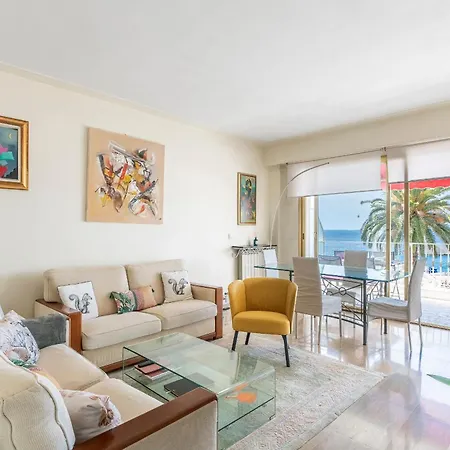 Port With Sea View Terracce Parking One Bedroom Appartement Nice